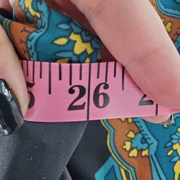 I-N-C International Concepts Woman black and teal tunic top 1X - Picture 12 of 12